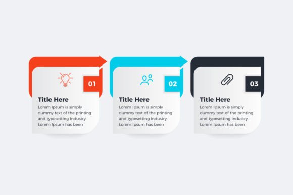 Arrow Infographic Business Process Chart