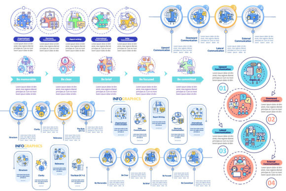Business Communication Infographic Set: A Versatile Tool for Clear and Effective Messaging