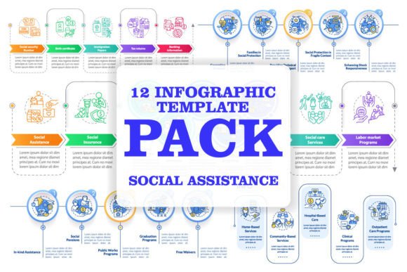 Enhance Your Social Assistance Messages with Infographic Templates