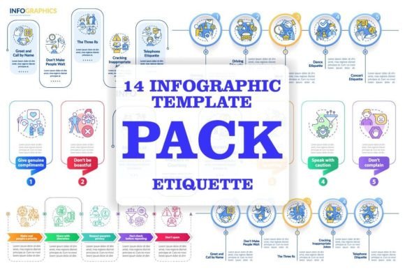 Mastering Etiquette with the Comprehensive Categories Infographic Set