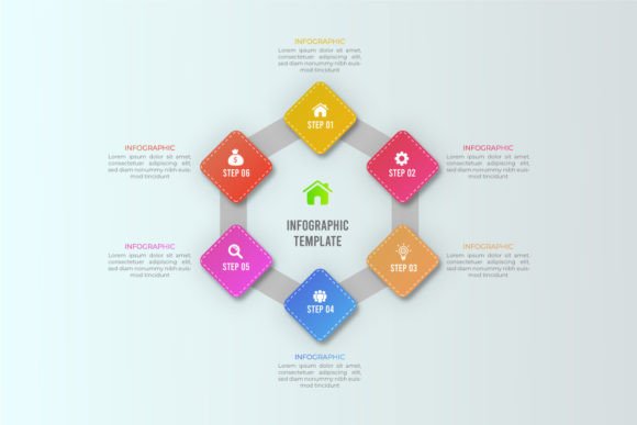 Mastering the Six Step Process Infographic Diagram