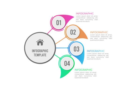 Modern Circular Vector Infographic: Elevate Your Design