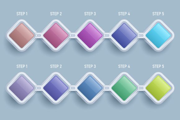 Understanding 5 Steps Infographic Rhombus Signs 3D: A Comprehensive Guide