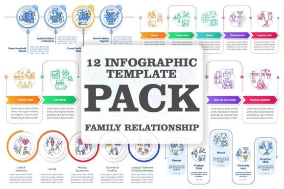 Understanding and Enhancing Family Relationships with the Family Relationships Infographic Set