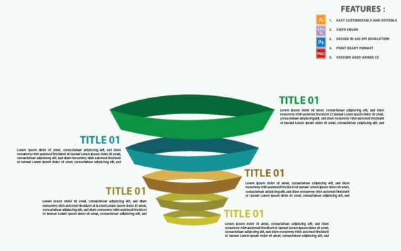 Unlocking Business Insights with the Business Funnel Infographic Vector